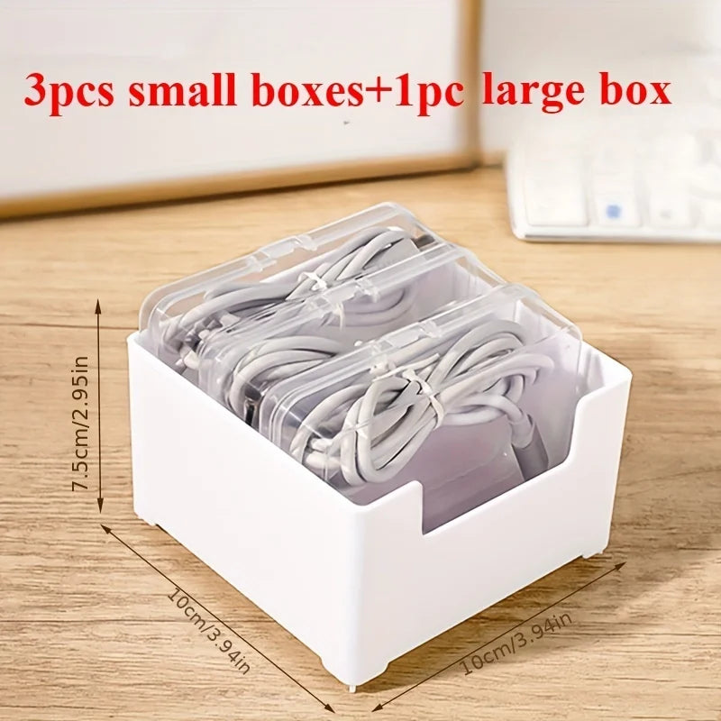 Desktop Cable Organizer Box