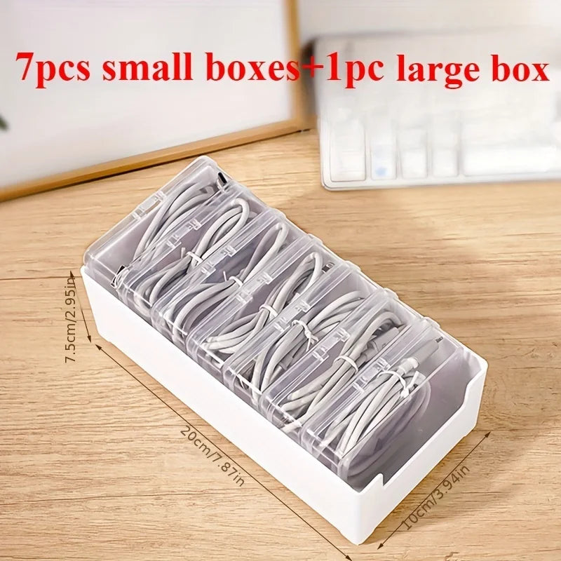 Desktop Cable Organizer Box