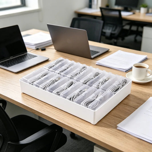 Desktop Cable Organizer Box